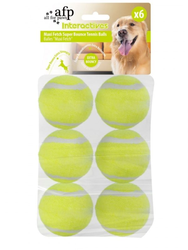 All for Paws HyperFetch Extrabollar Maxi 6,5 cm 6-pack