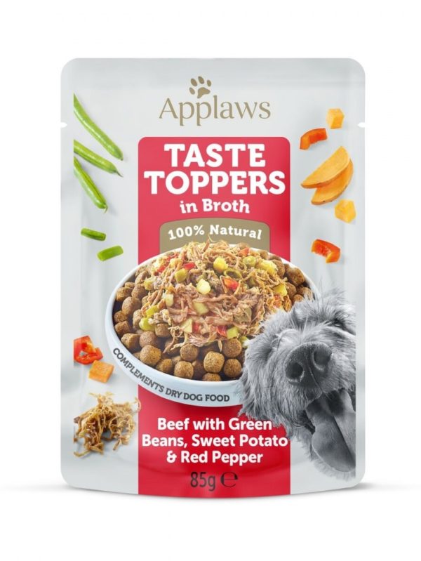 Applaws Taste Toppers Nötkött med Bönor, Sötpotatis & Paprika 85 g