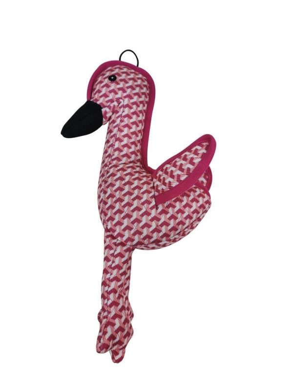 Bark-a-Boo Tough Toys Flamingo Rosa