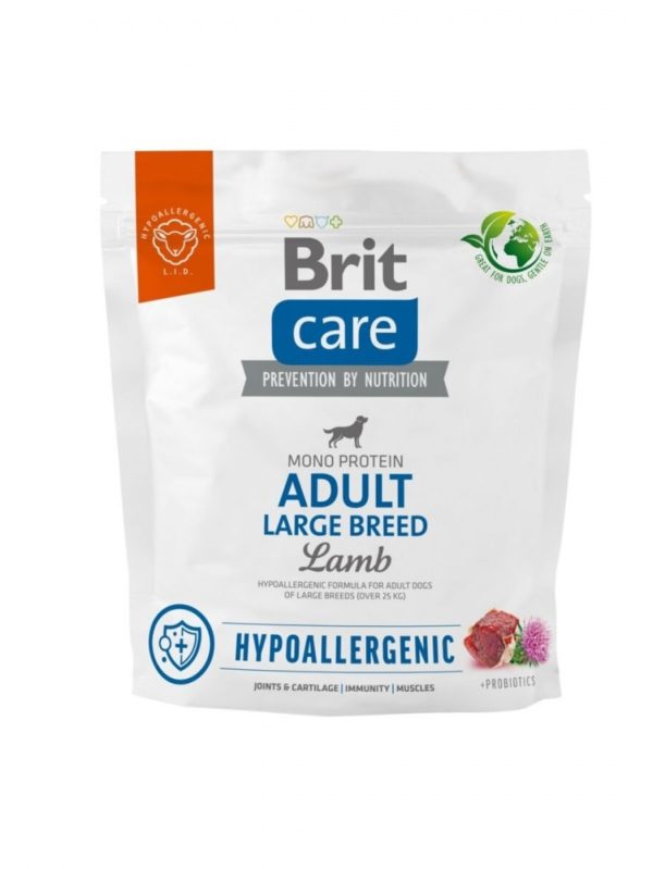 Brit Care Dog Adult Large Breed Hypoallergenic Lamb (1 kg)