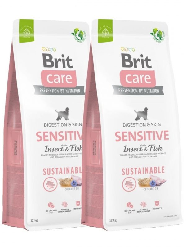 Brit Care Dog Adult Sensitive Sustainable Insect & Fish 2x12 kg