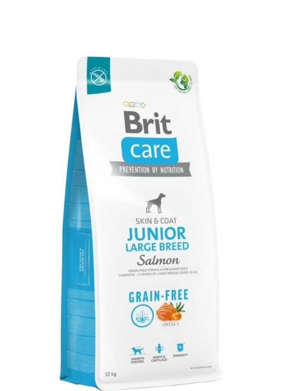 Brit Care Dog Junior Large Breed Grain Free Salmon (12 kg)