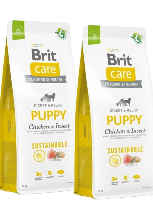 Brit Care Puppy Sustainable Chicken & Insect 2x12 kg