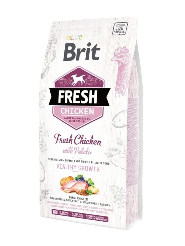 Brit Fresh Chicken with Potato Puppy Healthy Growth (12 kg)