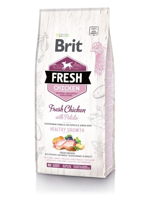 Brit Fresh Chicken with Potato Puppy Healthy Growth (2,5 kg)