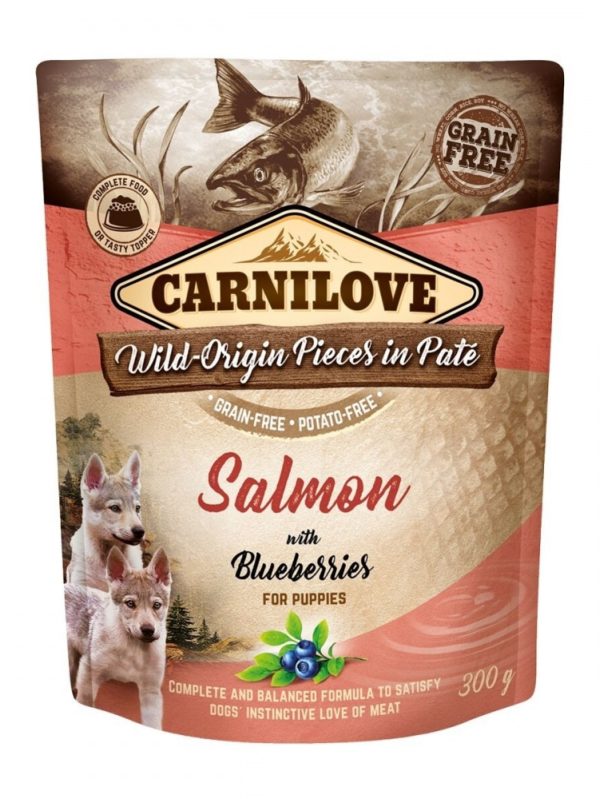 Carnilove Puppy Salmon with Blueberries Paté 300 g