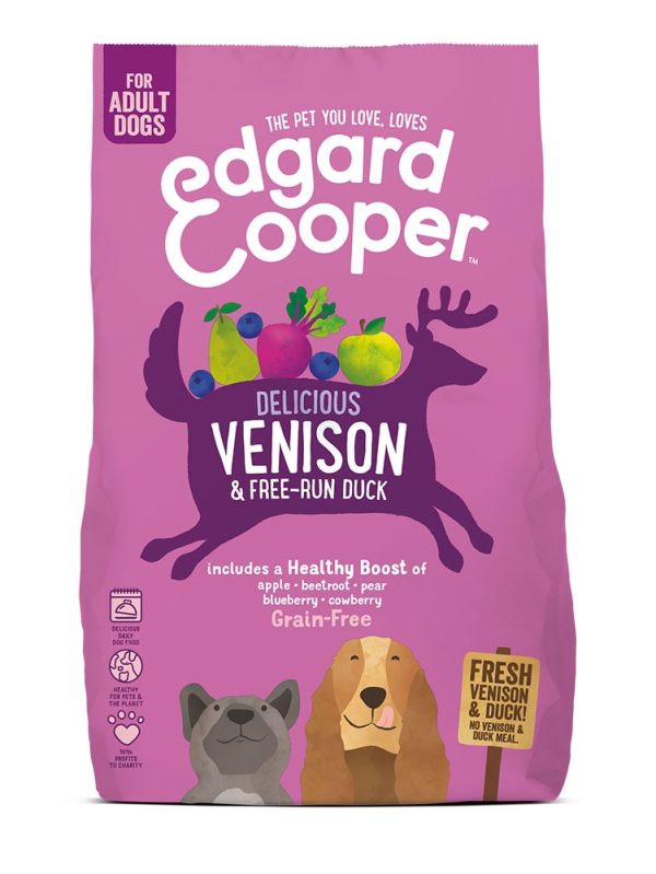 Edgard & Cooper Dog Grain Free Hjort & Anka (12 kg)