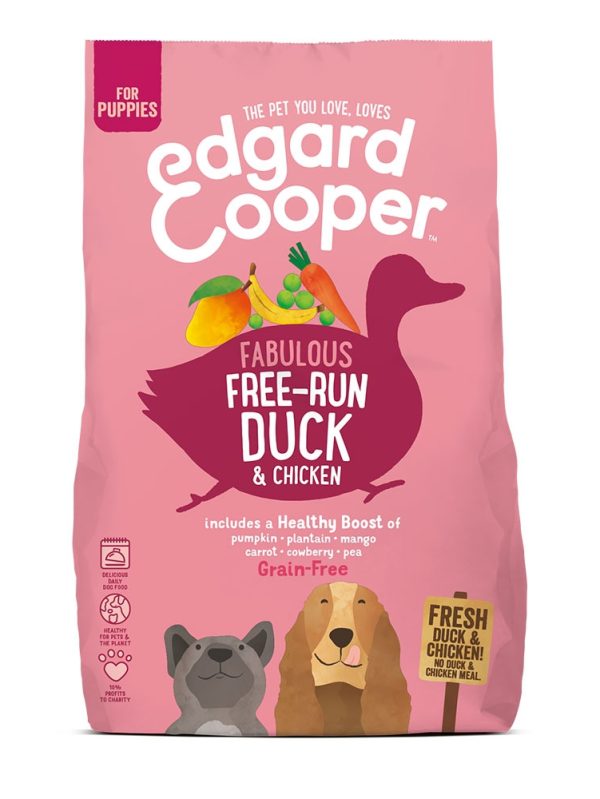 Edgard & Cooper Dog Grain Free Puppy Anka & Kyckling (2,5 kg)