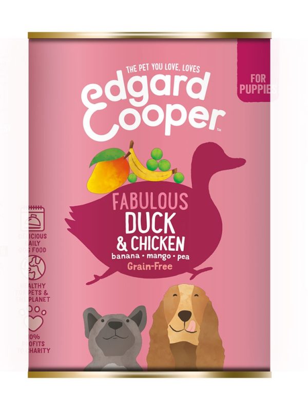 Edgard & Cooper Puppy Duck & Chicken (400 g)