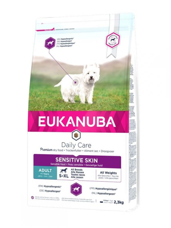 Eukanuba Dog Daily Care Adult Sensitive Skin All Breeds (2.3 kg)