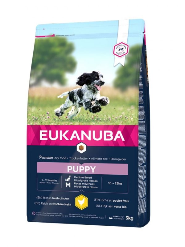 Eukanuba Puppy Medium Breed (3 kg)