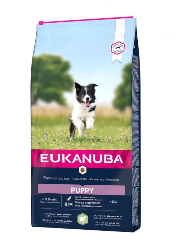 Eukanuba Puppy Small & Medium Breed Lamb & Rice (12 kg)