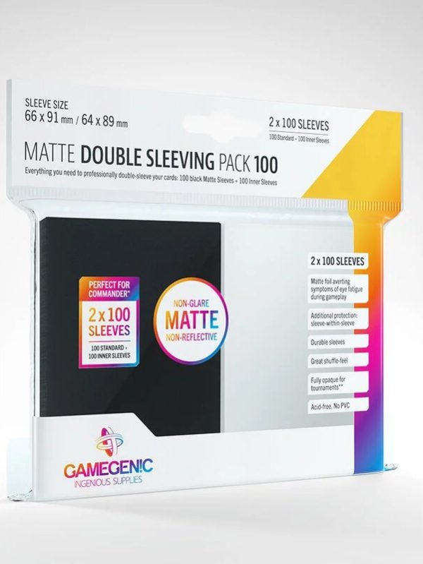 Gamegenic Matte Double Sleeving Pack (100 st)