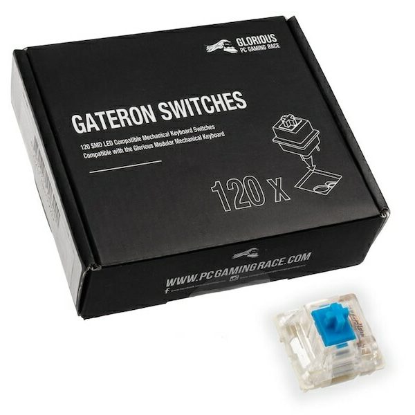 Glorious Gateron Blue Switches (120 pcs)