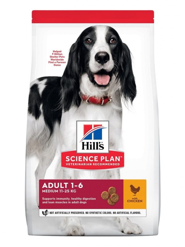 Hill's Science Plan Dog Adult Medium Chicken (2,5 kg)