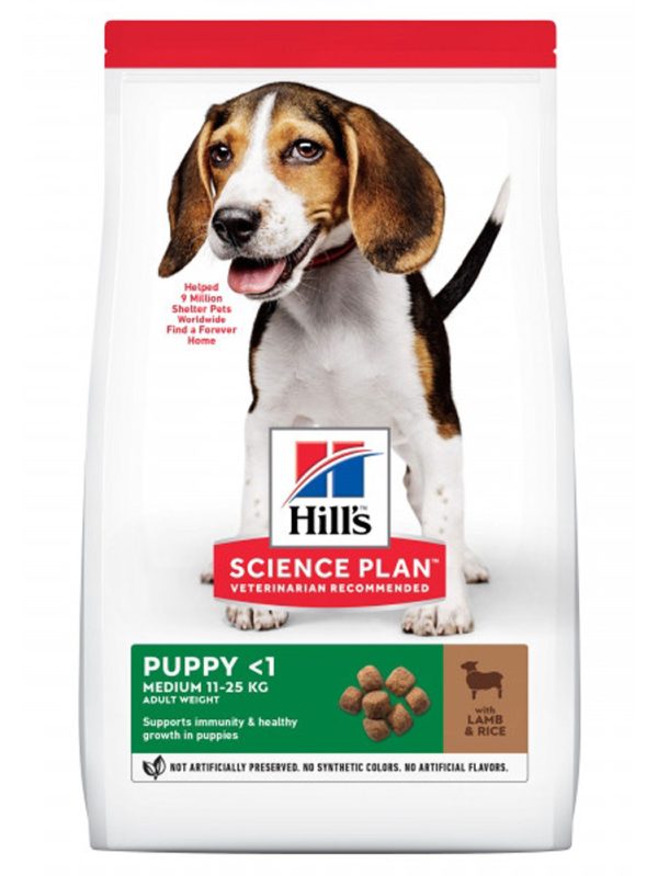 Hill's Science Plan Puppy Medium Lamb & Rice (14 kg)