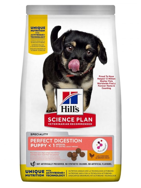 Hill's Science Plan Puppy Medium Perfect Digestion Chicken (12 kg)