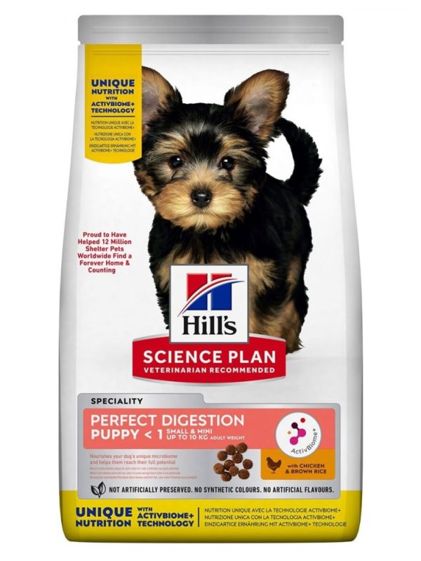 Hill's Science Plan Puppy Small & Mini Perfect Digestion Chicken (6 kg)