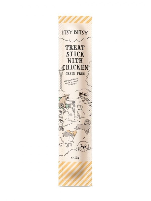 ItsyBitsy Dog Grain Free Stick Kyckling 12 g