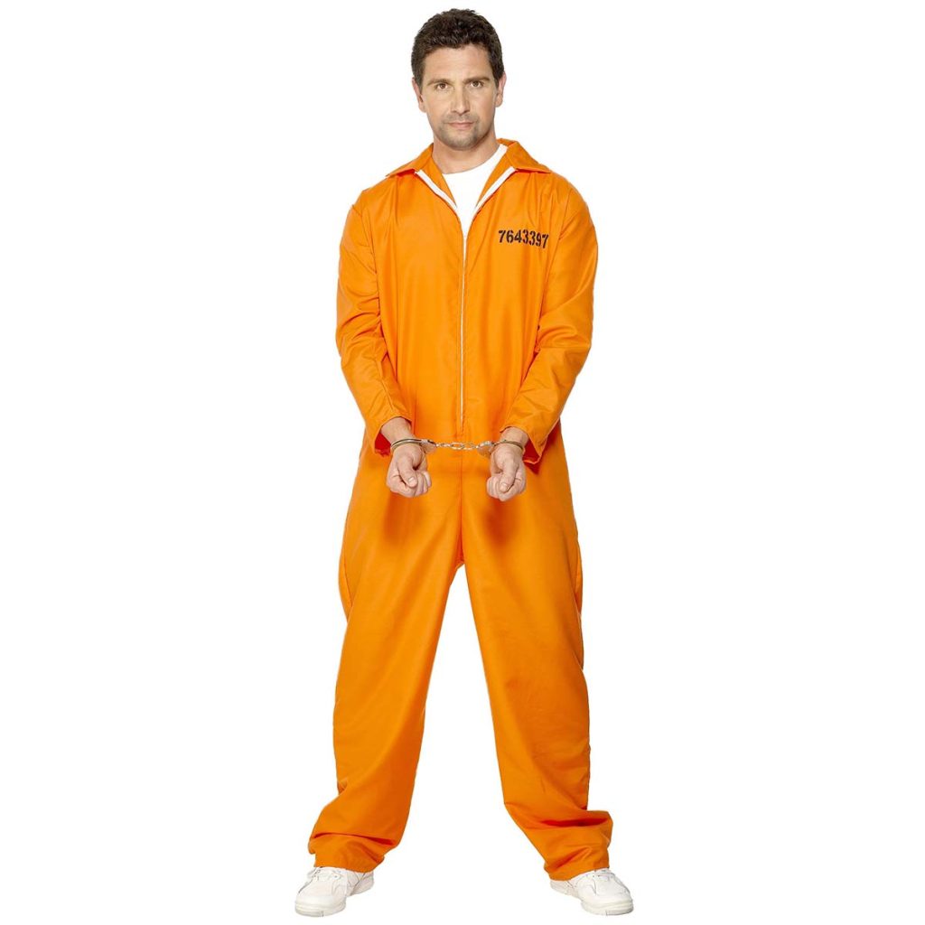 Jumpsuit, amerikansk fångdräkt M