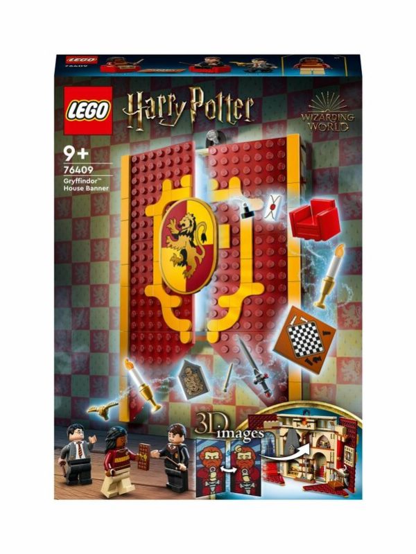 LEGO Harry Potter Gryffindor elevhemsbanderoll 76409