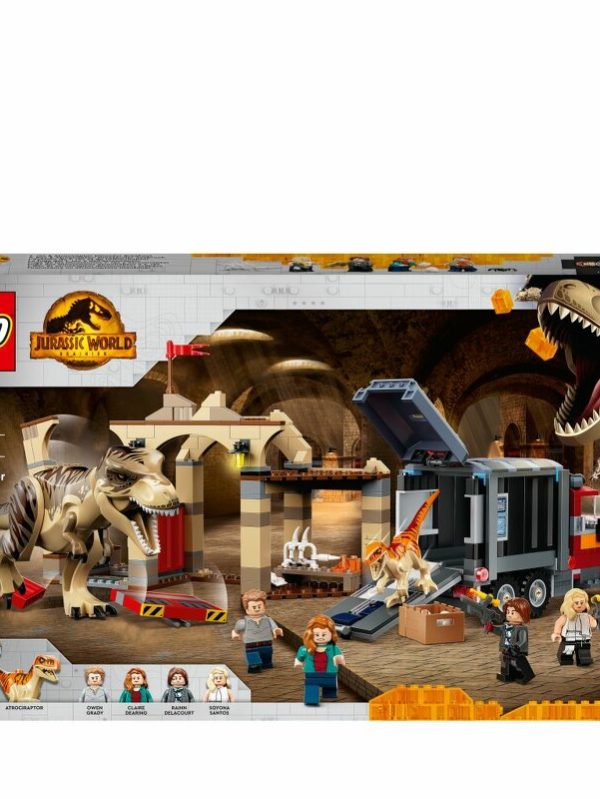 LEGO Jurassic World T. rex & atrociraptor – dinosaurieflykt 76948