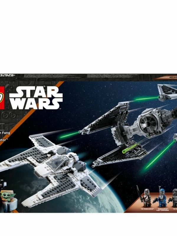 LEGO Star Wars Mandalorian Fang Fighter vs TIE Interceptor 75348