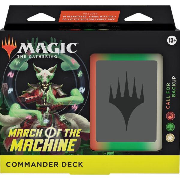 Magic the Gathering: March of the Machine Commander Deck - Call for Backup (Red-Green-White)