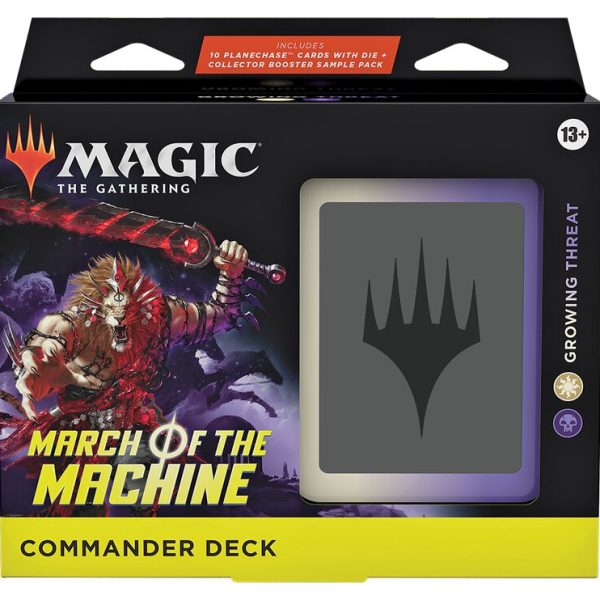 Magic the Gathering: March of the Machine Commander Deck - Growing Threat (White-Black)