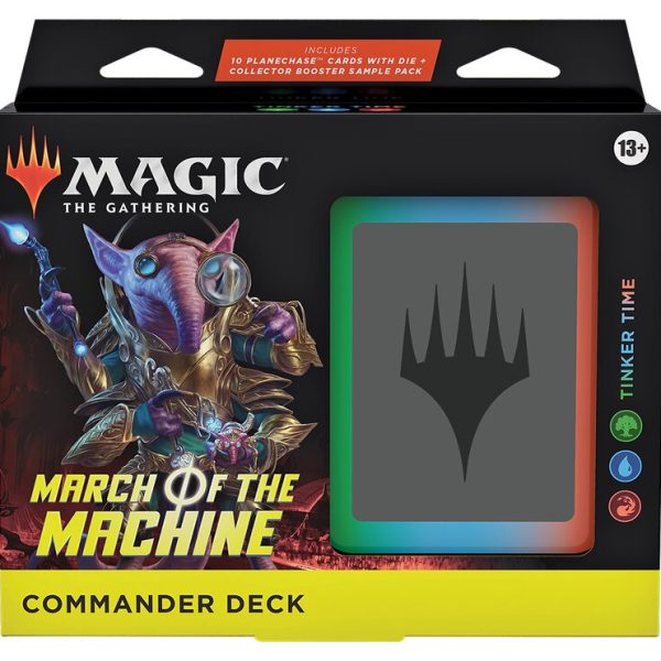 Magic the Gathering: March of the Machine Commander Deck - Tinker Time (Green-Blue-Red)