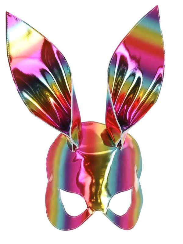 Mask, rainbow bunny