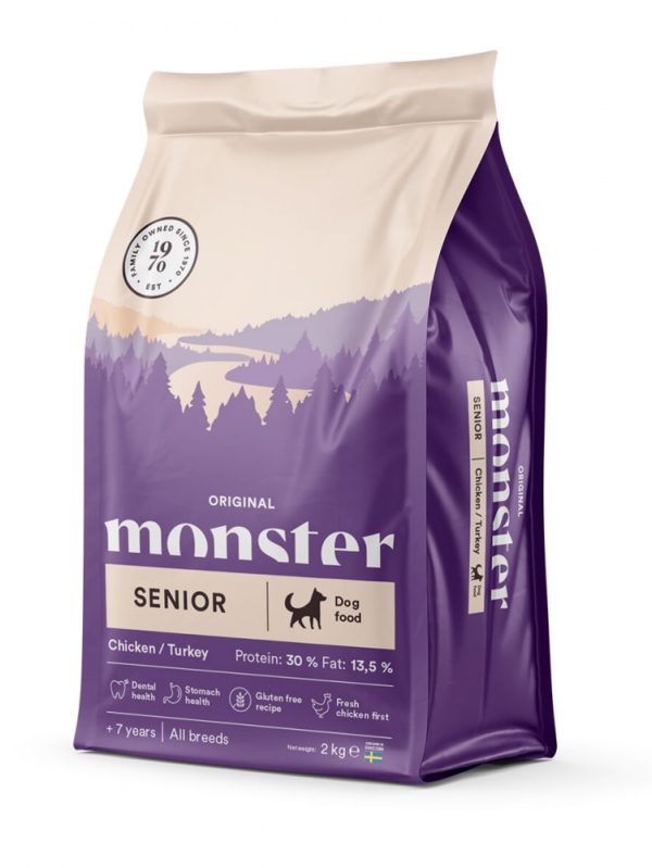 Monster Dog Senior Chicken and Turkey (2 kg)