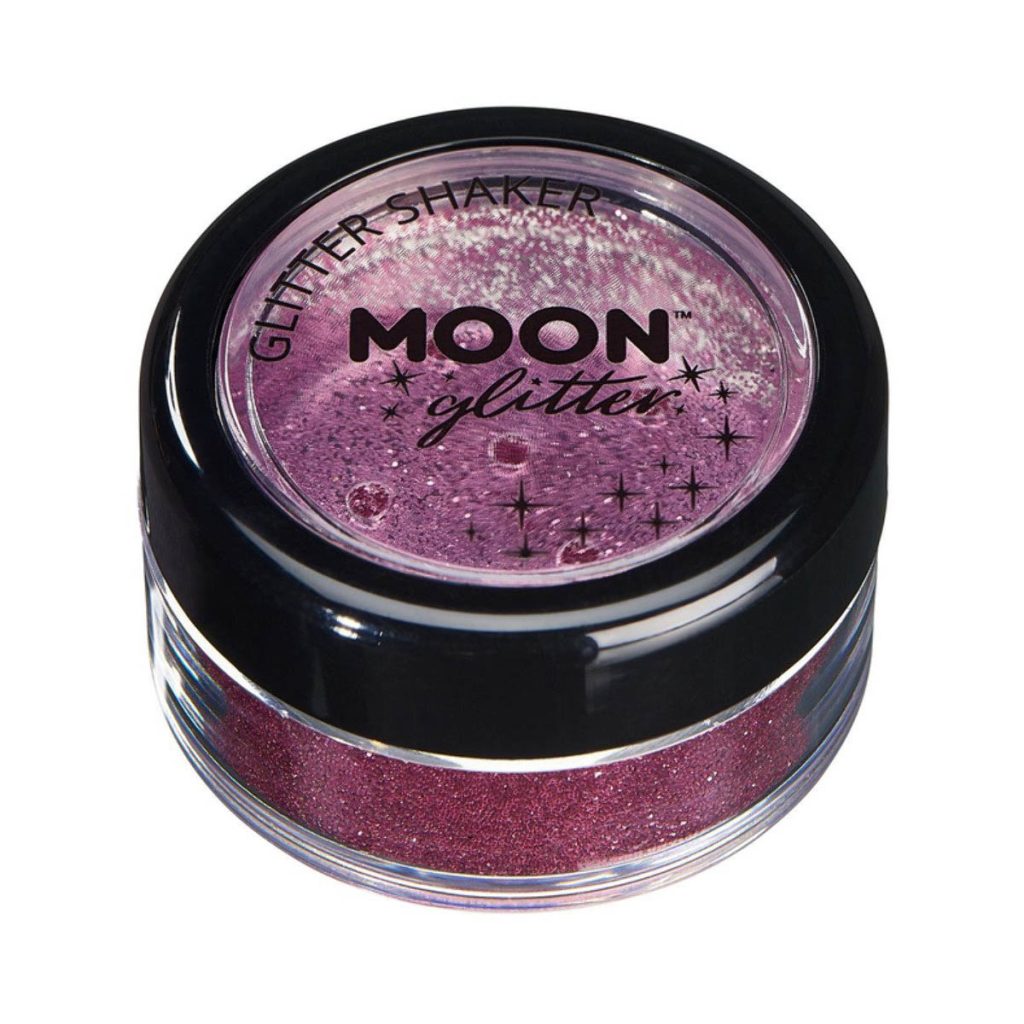 Moon kroppsglitter i burk, finkornigt 5g Rosa