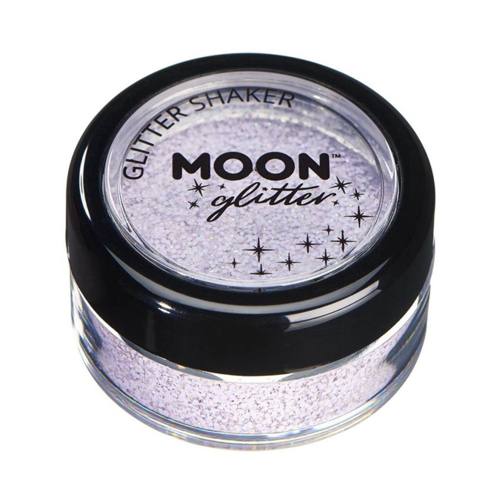 Moon pastellglitter i burk shaker 5g Ljuslila