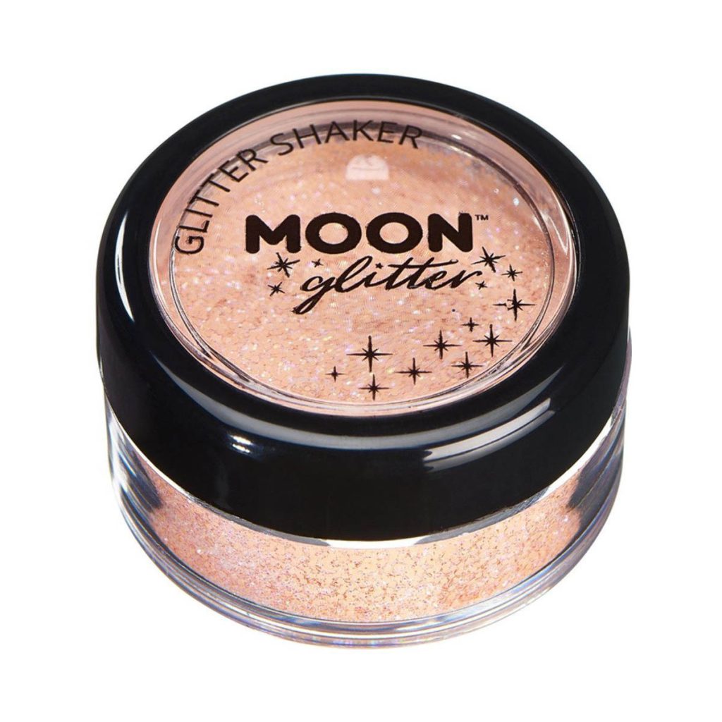 Moon pastellglitter i burk shaker 5g Persika