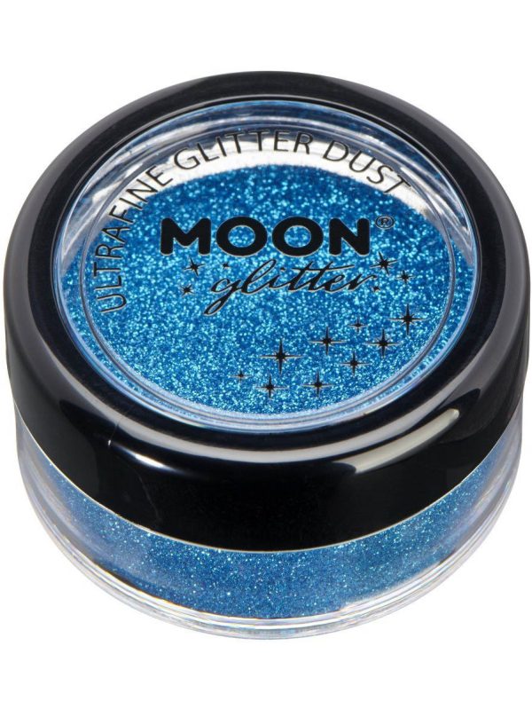 Moon ultrafine glitter dust, shaker-Blå