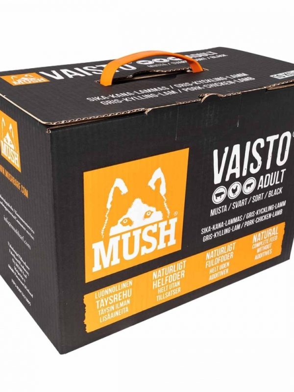 Mush Vaisto Gris-Kyckling-Lamm 10kg (block)