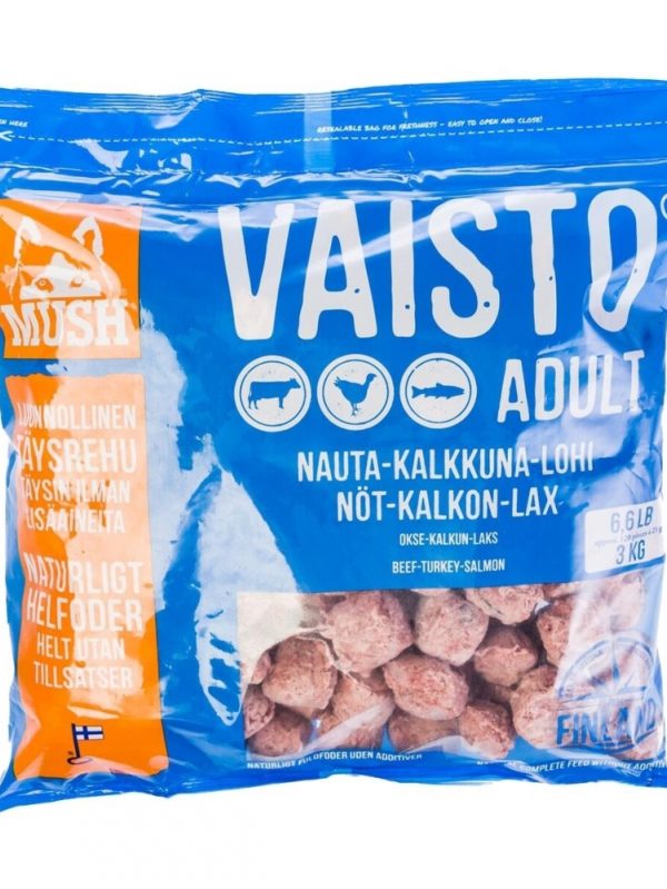 Mush Vaisto Nöt-Kalkon-Lax (3 kg)