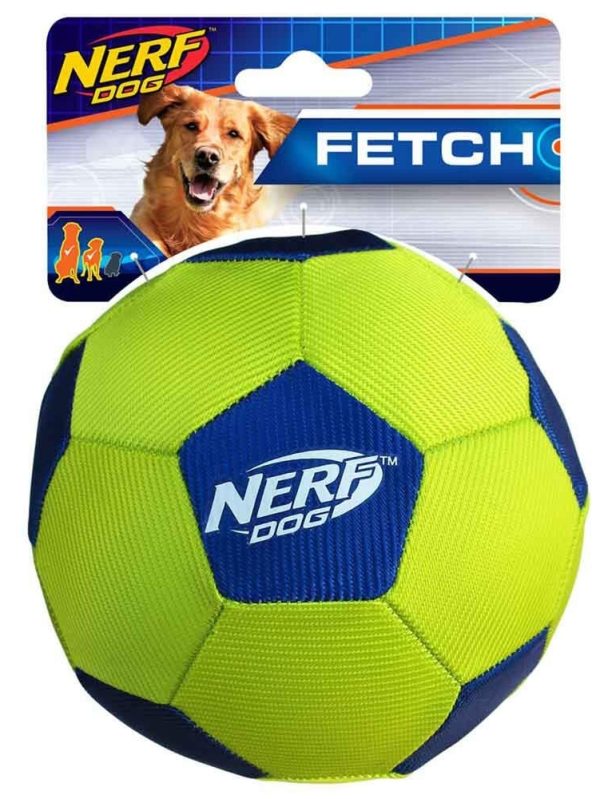 NERF Dog Airtuff Fotboll Lime & Blå