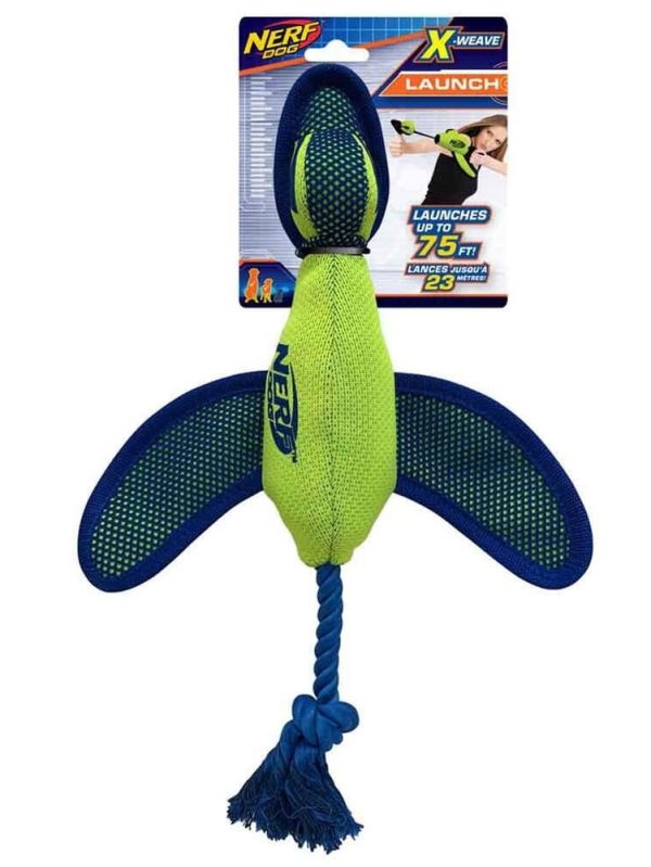 NERF Dog Mesh Weave Duck Launcher Lime Blå