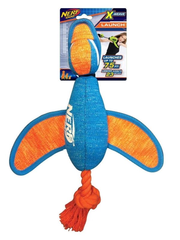 NERF Dog X Weave Duck Launcher Orange Blå