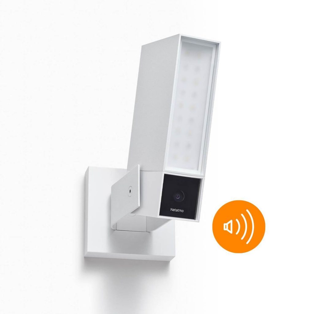 Netatmo Smart Outdoor Camera med siren NOC01EU - vit