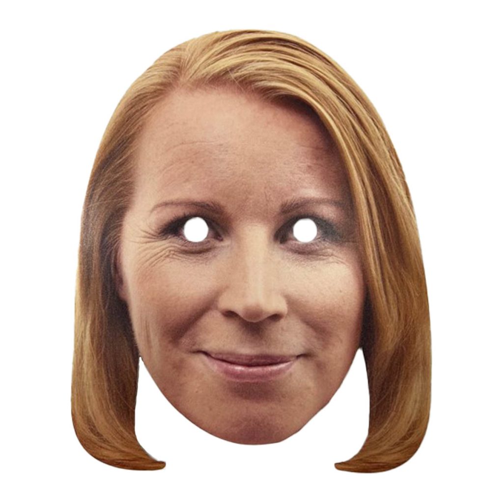 Pappmask, Annie Lööf