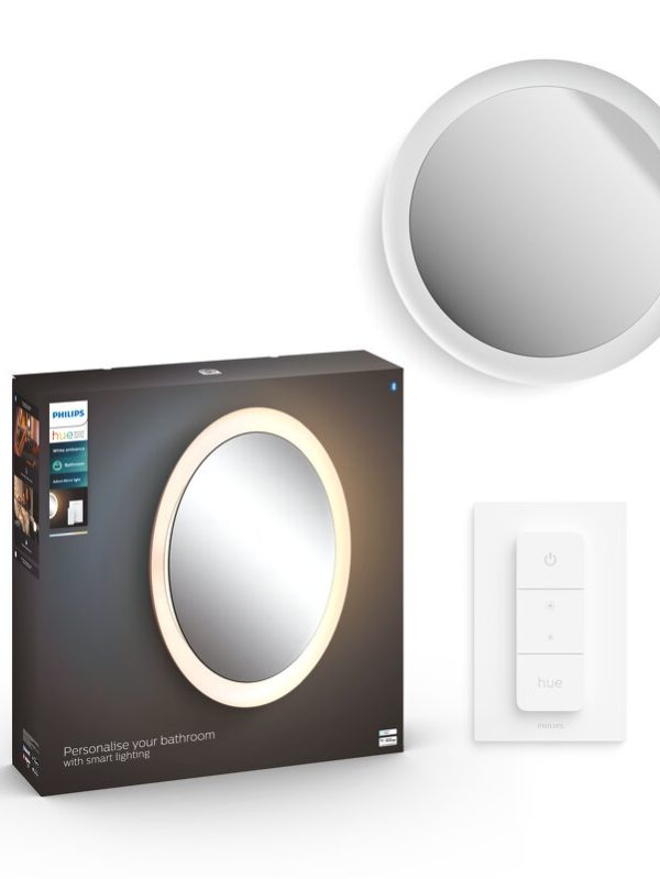 Philips Hue White Ambience Adore vägglampa för badrum 27W / 24V / Vit (inkl. dimmer switch)