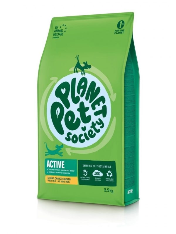 Planet Pet Society Dog Active Second Chance Chicken (2,5 kg)