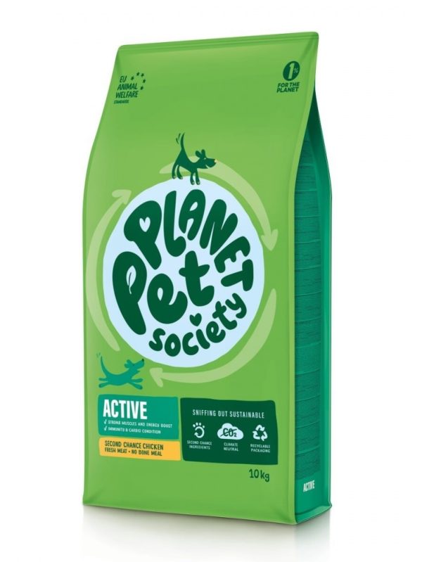 Planet Pet Society Dog Adult Active Second Chance Chicken (10 kg)