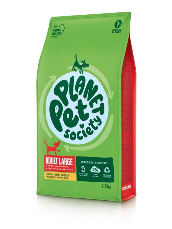 Planet Pet Society Dog Adult Large Second Chance Chicken (2,5 kg)