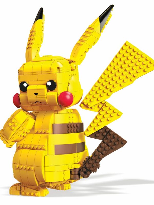 Pokémon Mega Construx Wonder Builders Construction Set Jumbo Pikachu 33 cm