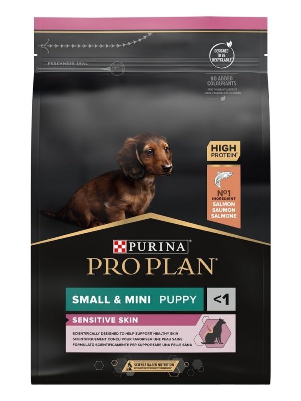 Purina Pro Plan Puppy Small & Mini Sensitive Skin Salmon 3 kg