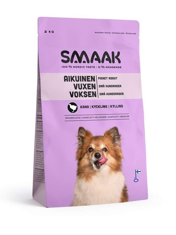 SMAAK Dog Adult Small Breed Kyckling (2 kg)